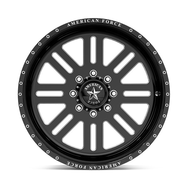 American Force Forged Wheels Rebel 61 Black Milled 20x9 0mm Offset 8x180