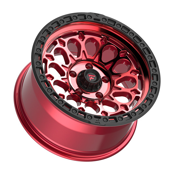Fittipaldi Wheels FT101RTB Red Tint Black 17x9 -12mm Offset 6x135
