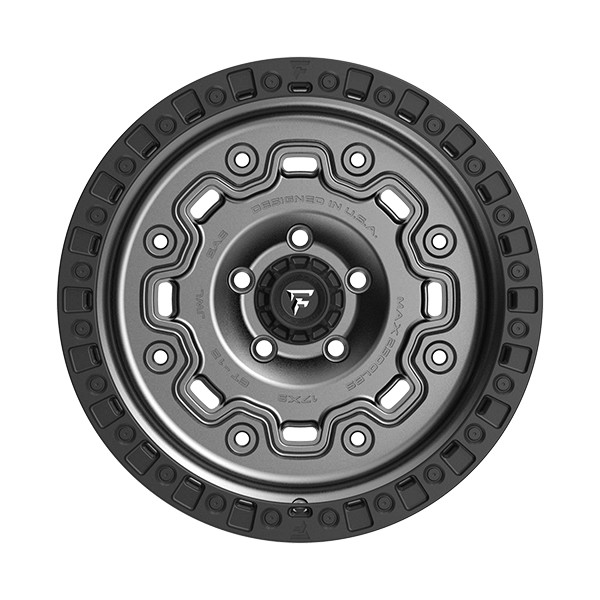 Fittipaldi Wheels FT100AB Anthracite Black 17x9 -12mm Offset 5x127 (5x5)