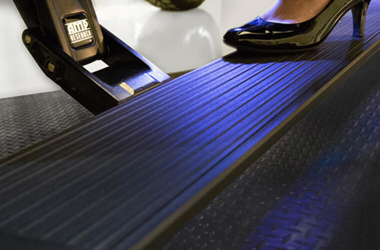 AMP Research | 19 Chevy Silverado | 1500 Crew Cab PowerStep Plug N Play - Black (w-OEM Illumination)