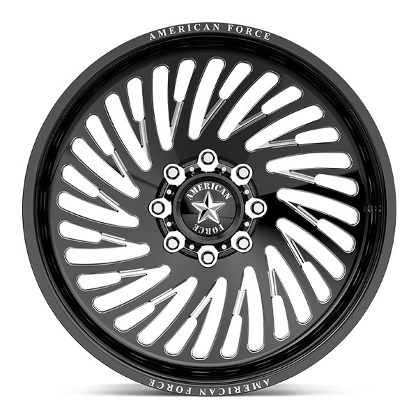 American Force Forged Wheels Cyclone CKH42 Black Milled 20x12 -55mm Offset 8x180