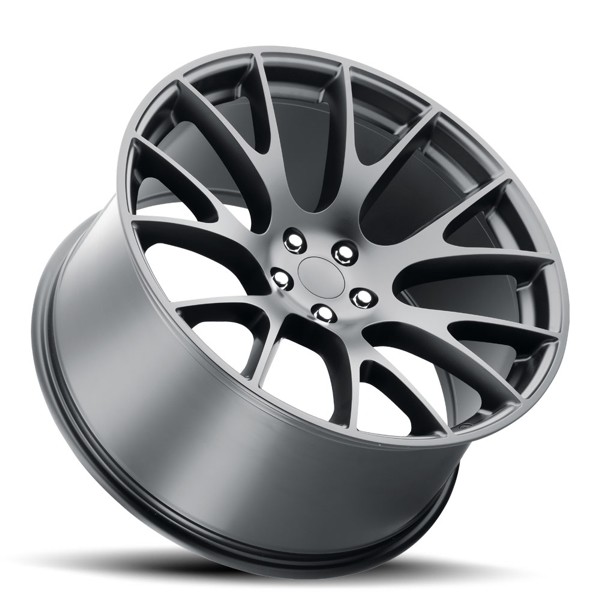 Replica Tech Wheels Dodge Hellcat RT-10 Satin Black 22x11 27mm Offset 5x115