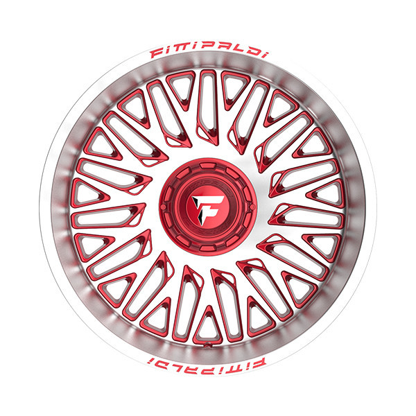 Fittipaldi Wheels FA07MR Machined Red 22x12 -44mm Offset 5x139.7 (5x5.5),5x150