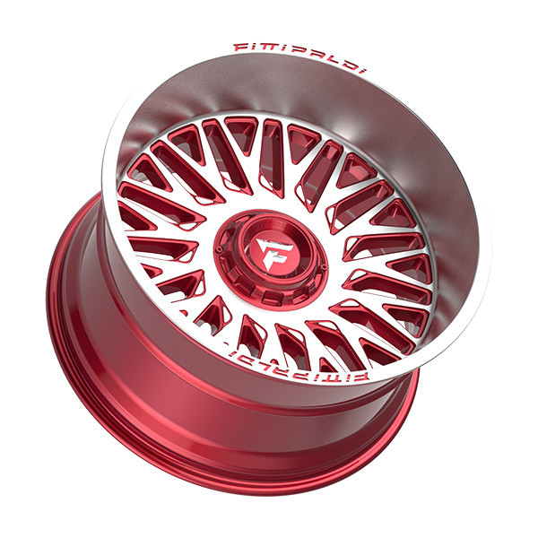 Fittipaldi Wheels FA07MR Machined Red 22x12 -44mm Offset 5x139.7 (5x5.5),5x150