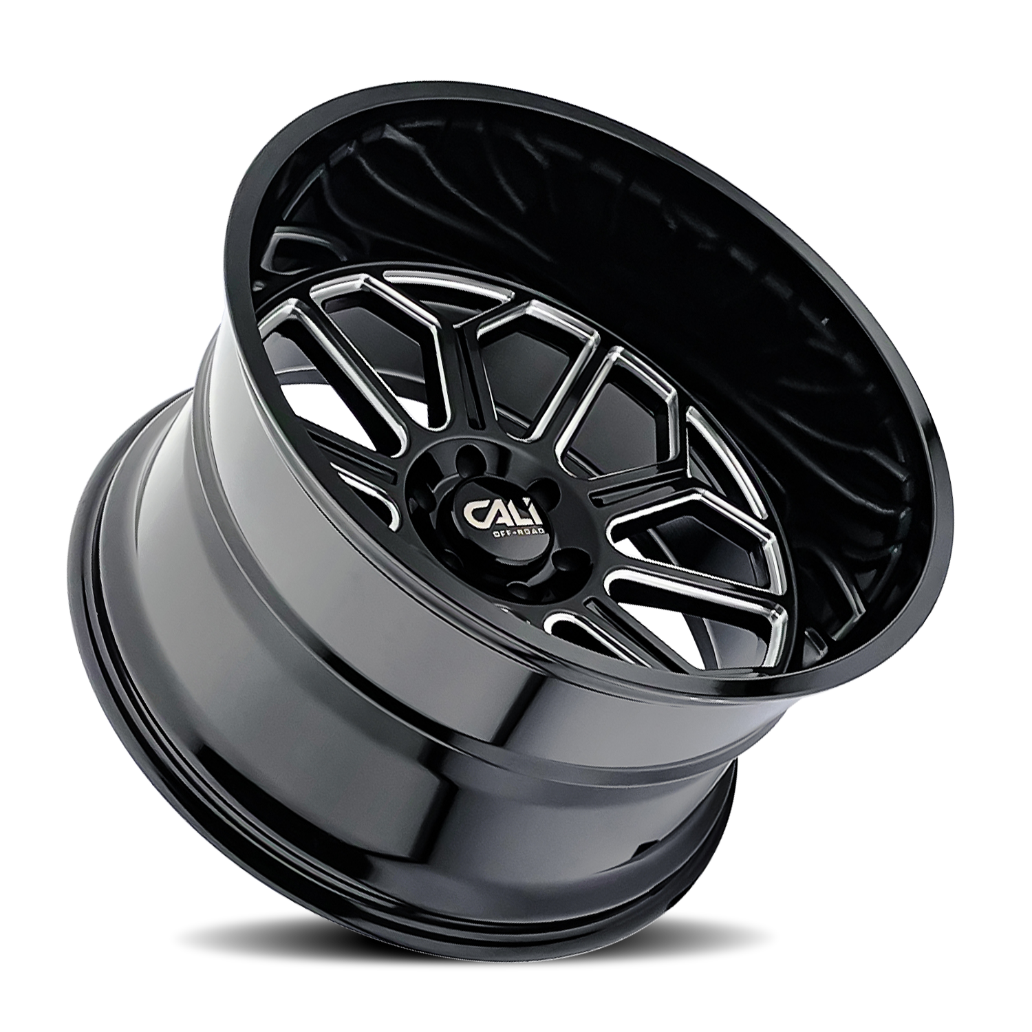Cali Offroad Wheels Auburn 9117 Gloss Black Milled Spokes 20x10 -25mm Offset 6x139.7 (6x5.5)