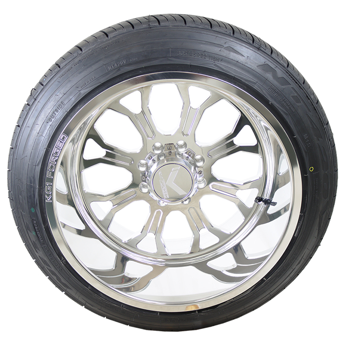 KG1 Forged Checkmate Polished Nitto NT420V