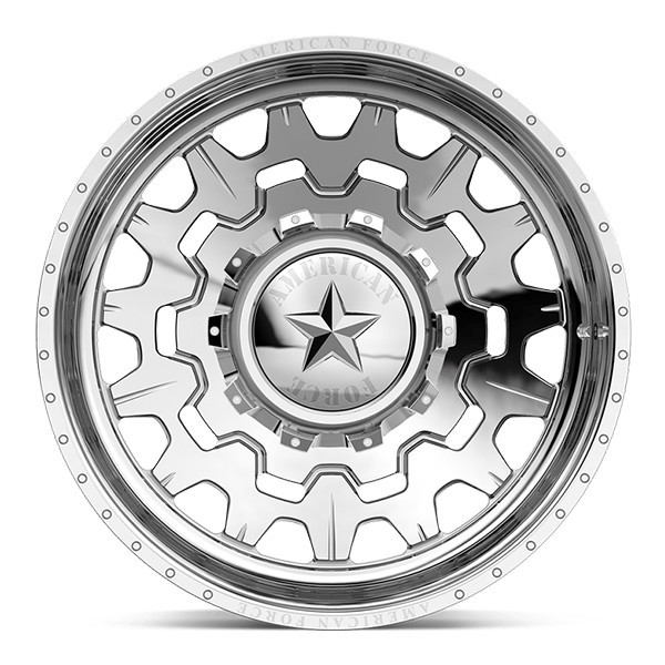 American Force Forged Wheels Cloak DC DC02 Polished 22x14 -90mm Offset 6x114.3 (6x4.5)