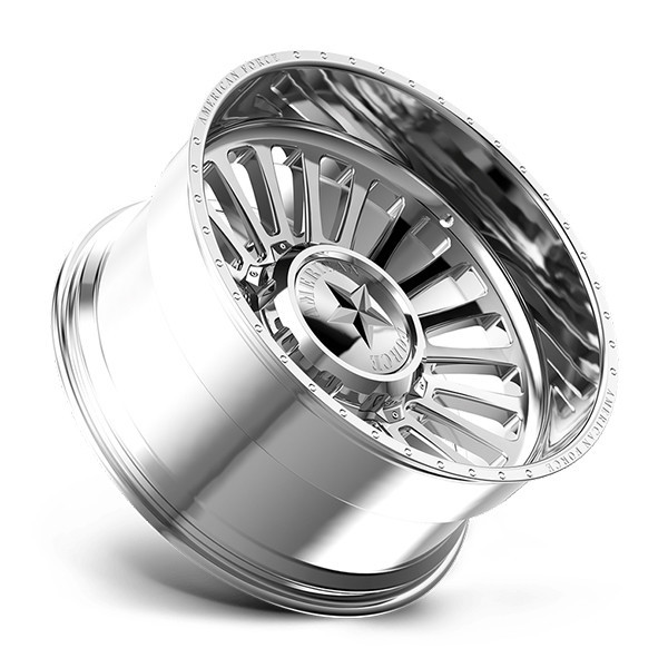 American Force Forged Wheels Bane DC DC03 Polished 22x12 -55mm Offset 6x120
