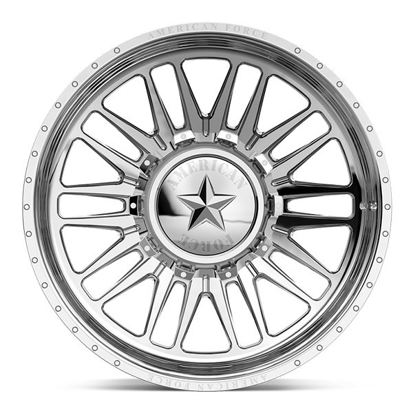 American Force Forged Wheels Vibrant DC DC01 Polished 22x14 -90mm Offset 6x114.3 (6x4.5)