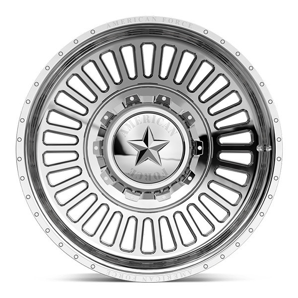 American Force Forged Wheels Stealth DC DC06 Polished 22x14 -90mm Offset 6x114.3 (6x4.5)