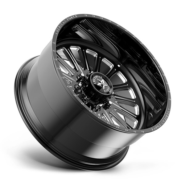American Force Forged Wheels Lexar SS N08 Black Milled 20x9 0mm Offset 8x180
