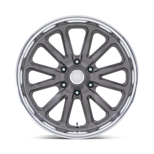 U.S. Mags Wheels Rambler 6 UC145 Matte Gunmetal Diamond Cut Lip 20x8 1mm Offset 6x139.7 (6x5.5)
