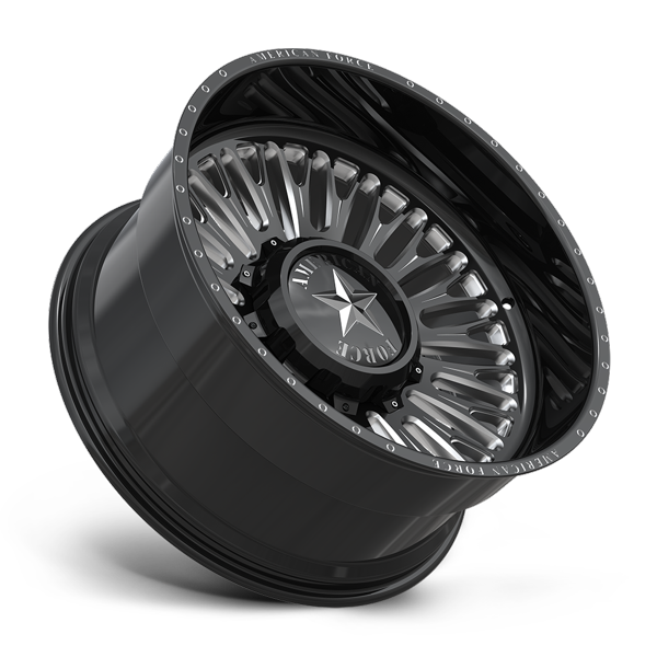 American Force Forged Wheels Regal DC DC07 Gloss Black Milled 22x14 -90mm Offset 6x135