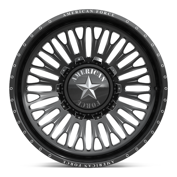 American Force Forged Wheels Regal DC DC07 Gloss Black Milled 22x14 -90mm Offset 6x135