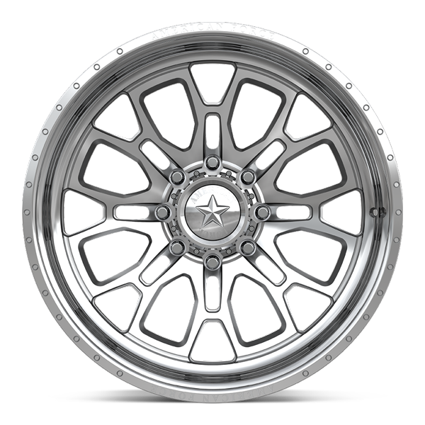 American Force Forged Wheels Ballistic SFCC CKH44 Polished 20x12 -55mm Offset 8x180