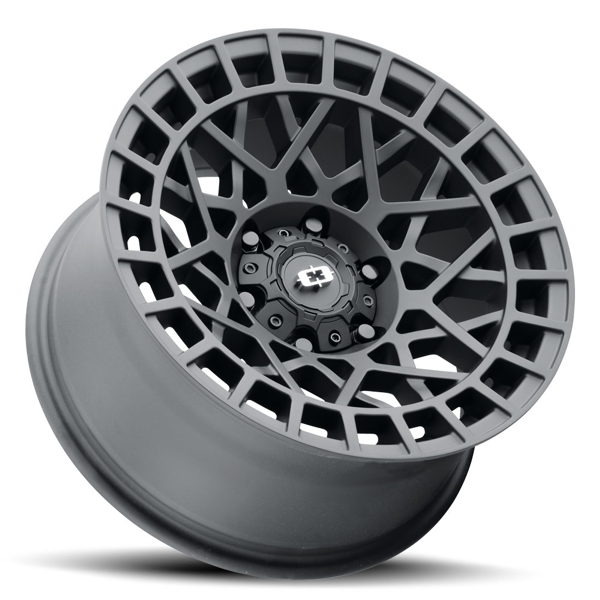 Vision Wheels Savage 349 Satin Black 18x8 12mm Offset 6x135