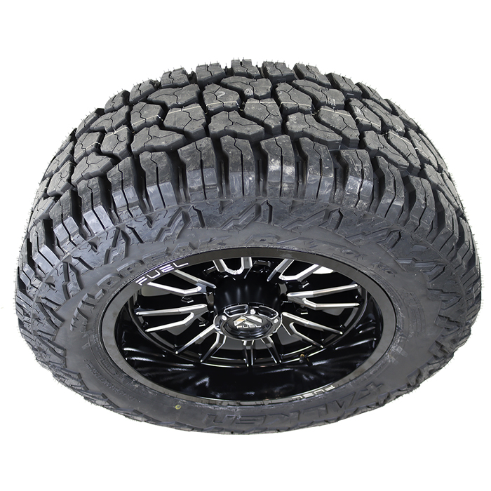 Fuel D761 Clash Gloss Black Milled Falken Wildpeak R/T
