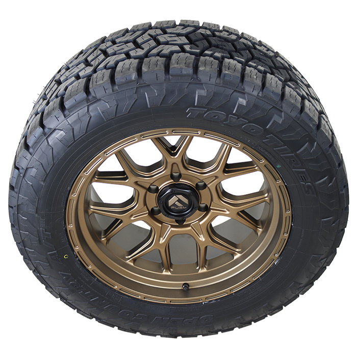 Fuel D671 Tech Matte Bronze Toyo Open Country A/T III