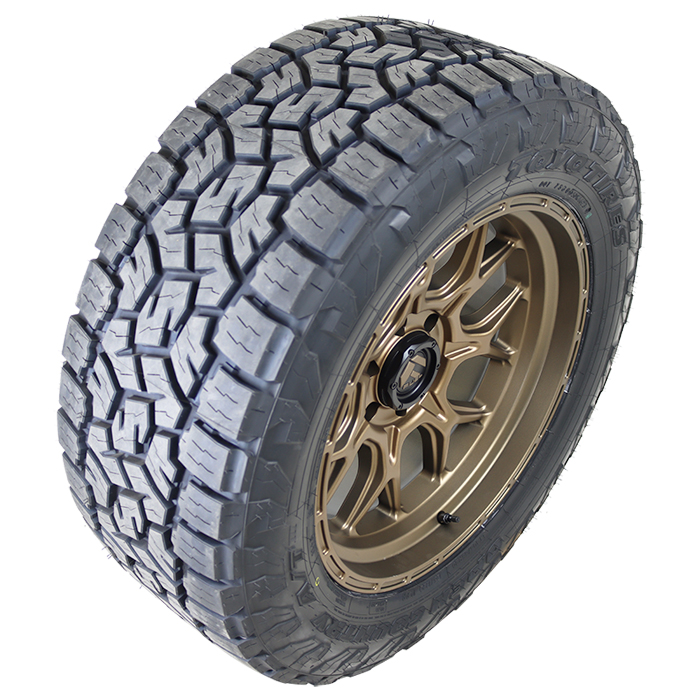 Fuel D671 Tech Matte Bronze Toyo Open Country A/T III