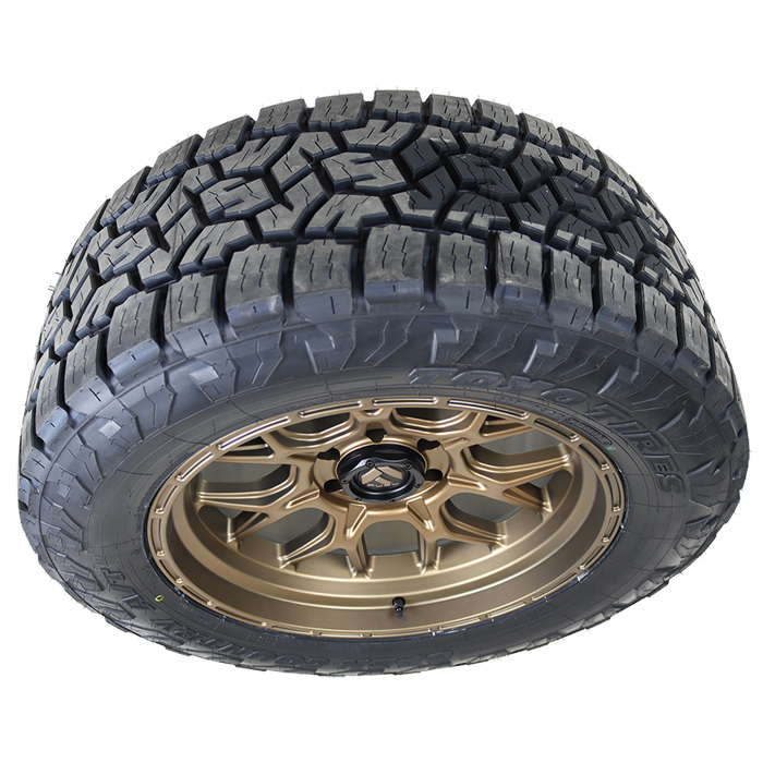 Fuel D671 Tech Matte Bronze Toyo Open Country A/T III