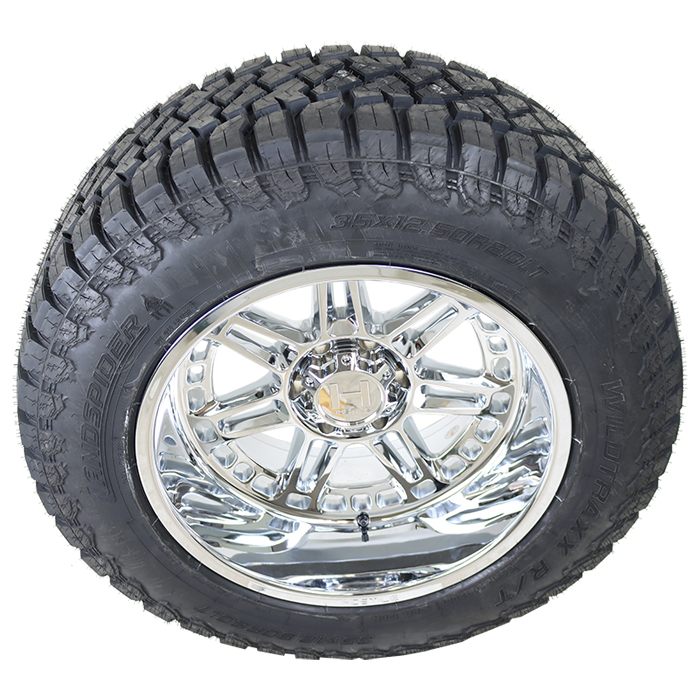 Hostile H124 Lunatic Chrome Landspider Wildtraxx R/T