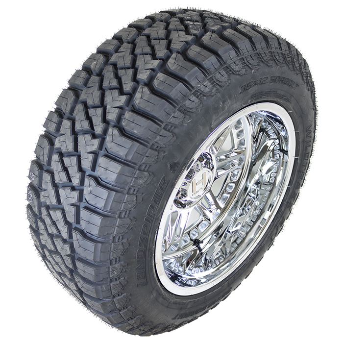 Hostile H124 Lunatic Chrome Landspider Wildtraxx R/T