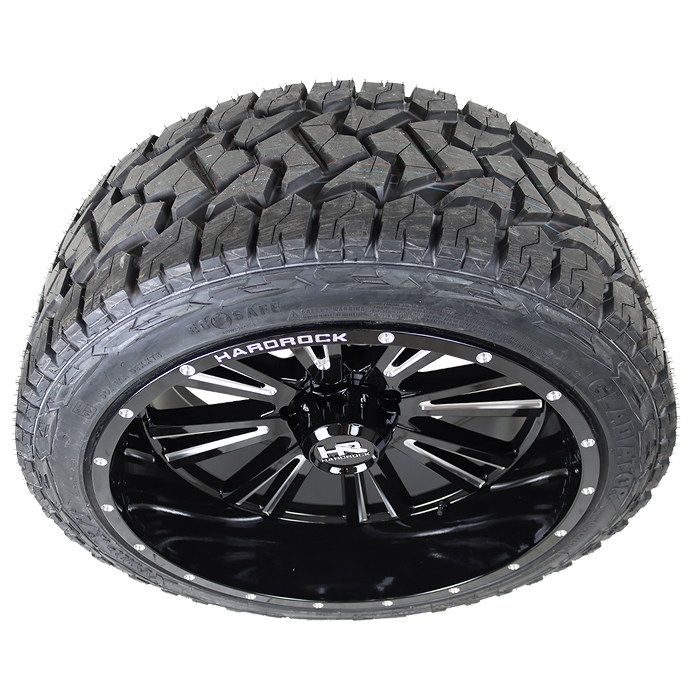 Hardrock Offroad H503 Spine Xposed Gloss Black Milled Gladiator Xcomp X/T