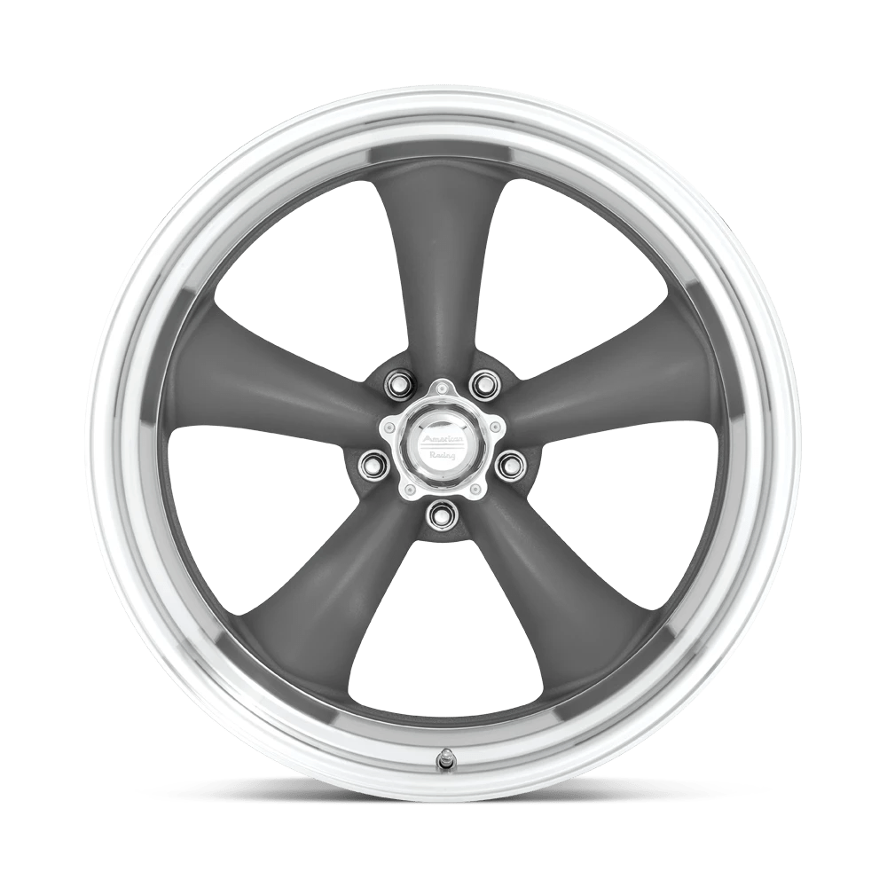 American Racing Wheels Classic Torq Thrust II VN215 Gray Machined Lip 20x10 6mm Offset 5x127 (5x5)