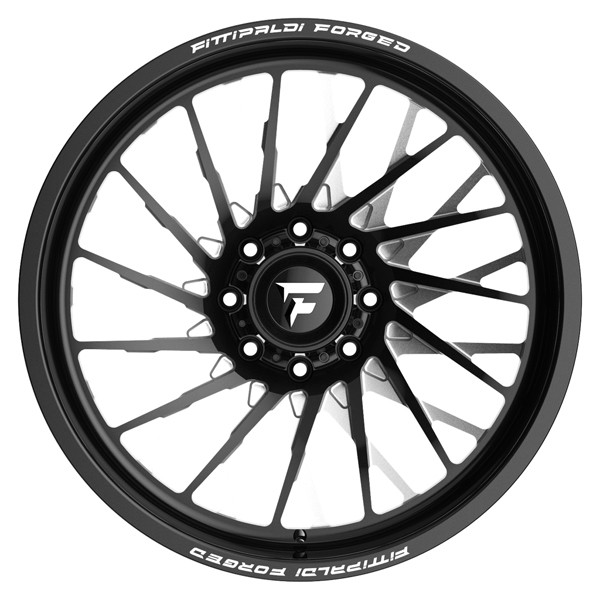 Fittipaldi Forged Wheels FTF501BM Gloss Black Milled 24x12 -44mm Offset 8x170