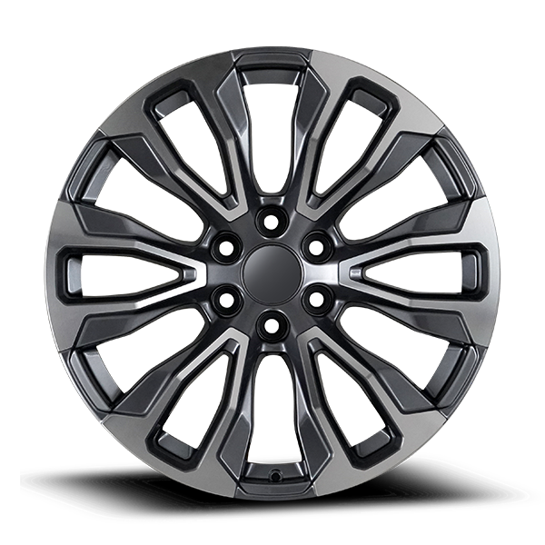 OE Concepts G29 GMC Sierra AT4 24x10 31mm Gray Silver | G29