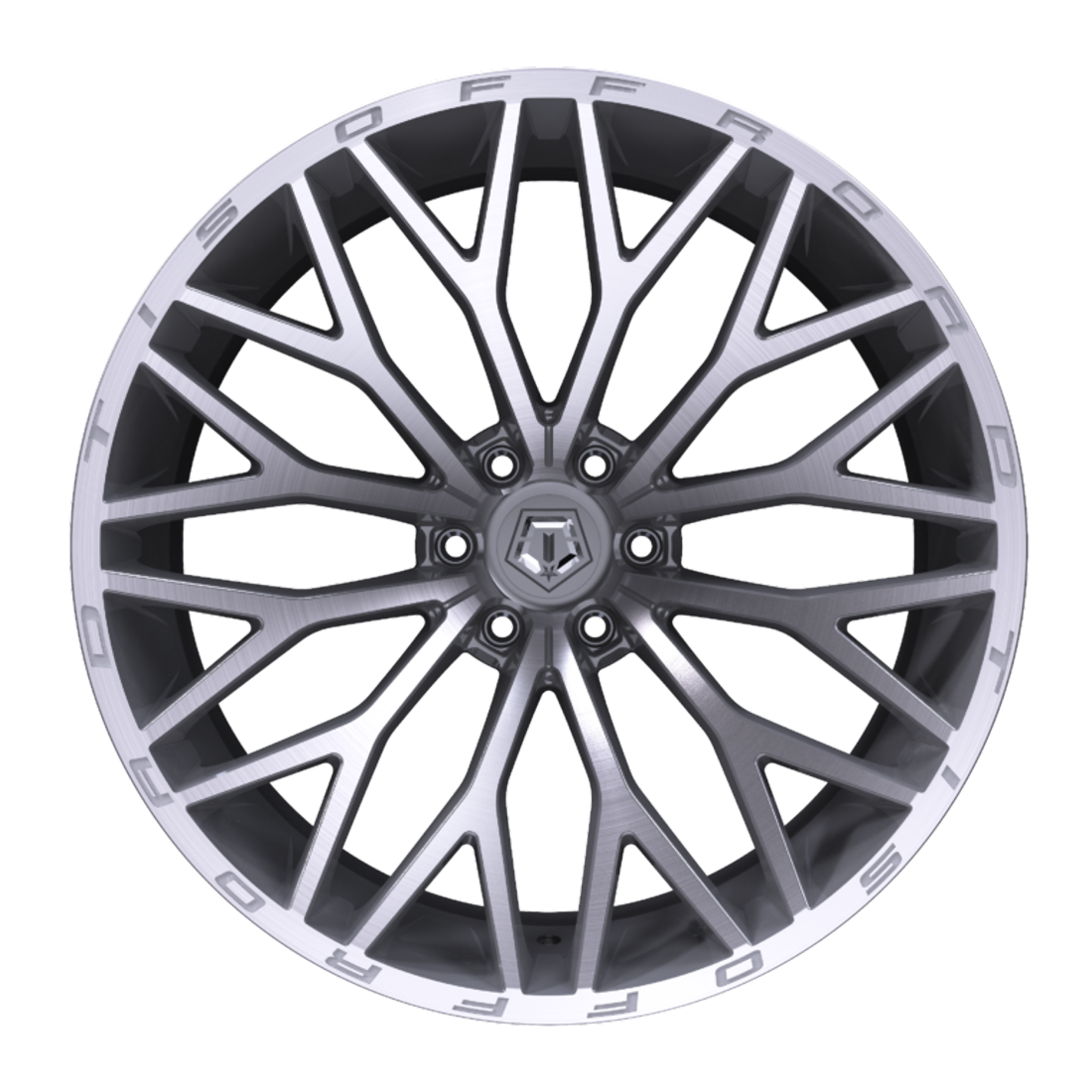 TIS 566BSM 17x9 18mm Gray Silver | 566BSM-7908318 | RimzOne