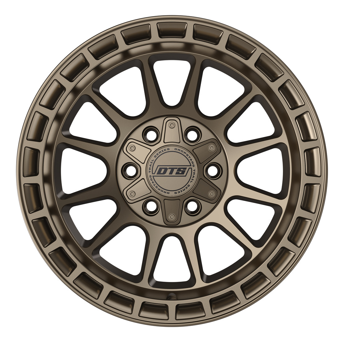 Dropstars Trail Series Wheels 606BZ Satin Bronze 17x8.5 25mm Offset 6x135,6x139.7 (6x5.5)