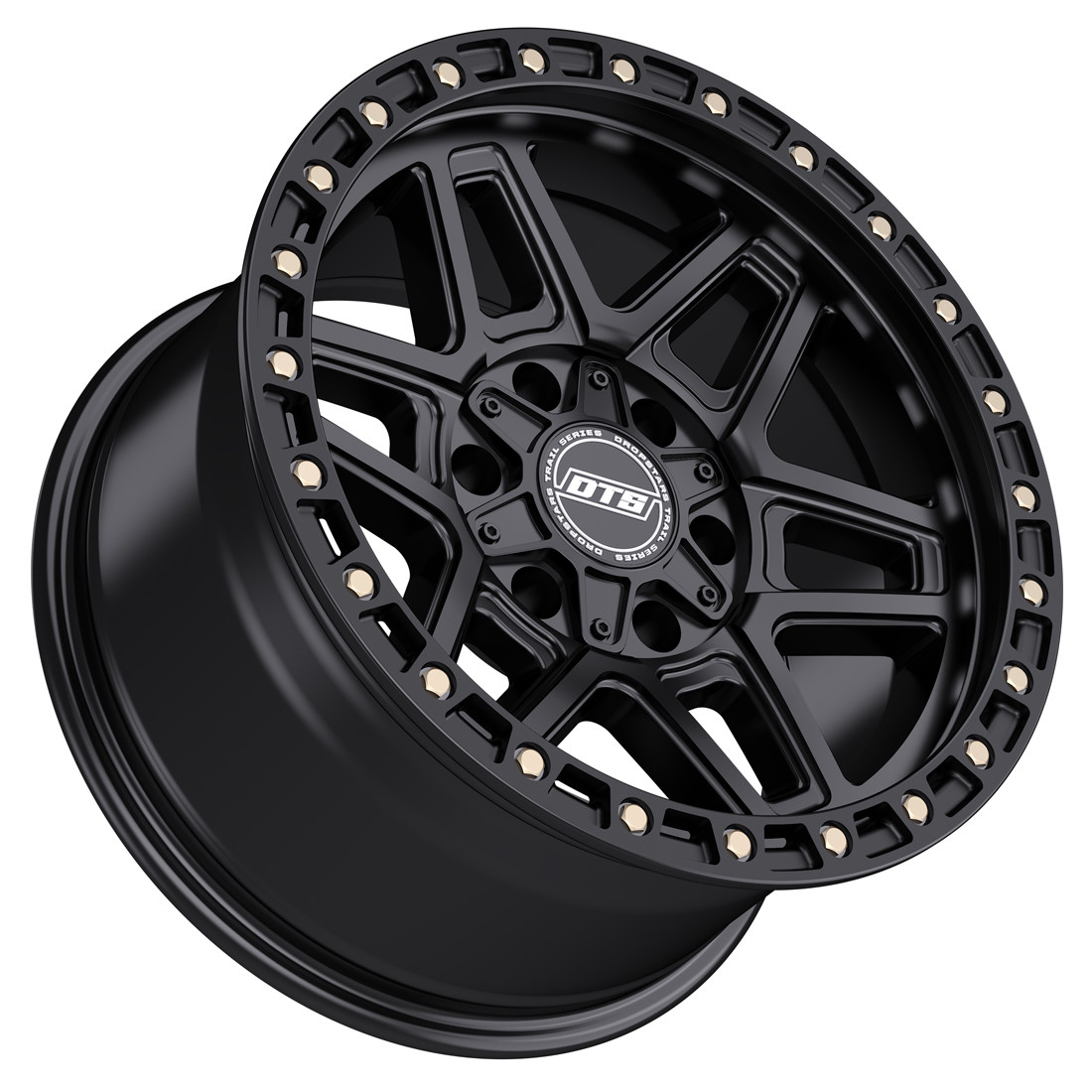 Dropstars Trail Series Wheels 602SB Satin Black 17x9 -12mm Offset 6x135,6x139.7 (6x5.5)