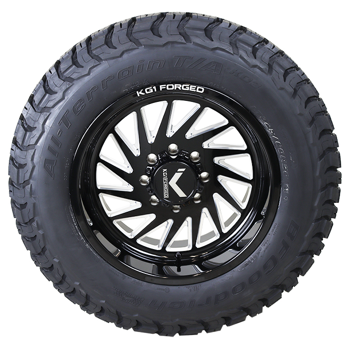 KG1 Forged KT056 Outburst Gloss Black Milled BFGoodrich KO3