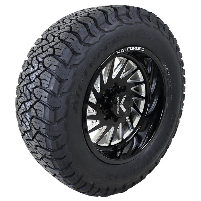 KG1 Forged KT056 Outburst Gloss Black Milled BFGoodrich KO3