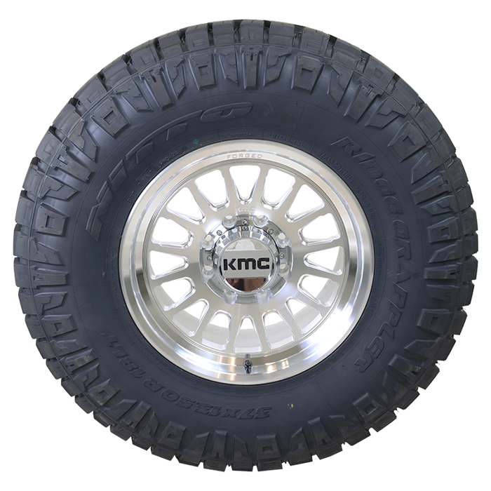 KMC KM447 Impact Forged Raw Machined Nitto Ridge Grappler