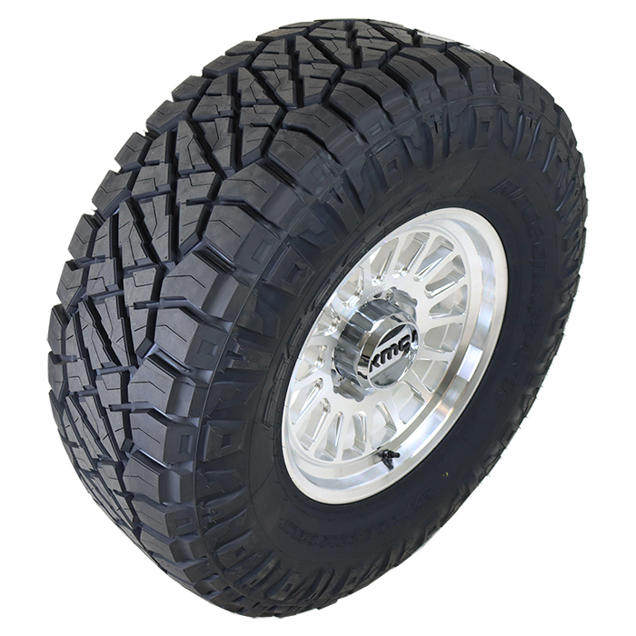 KMC KM447 Impact Forged Raw Machined Nitto Ridge Grappler
