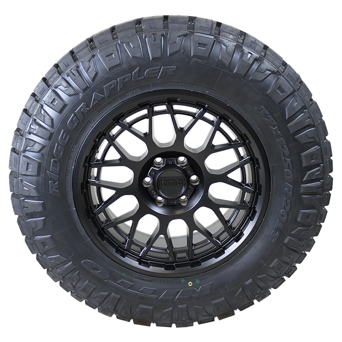 KMC KM722 Technic Satin Black Nitto Ridge Grappler