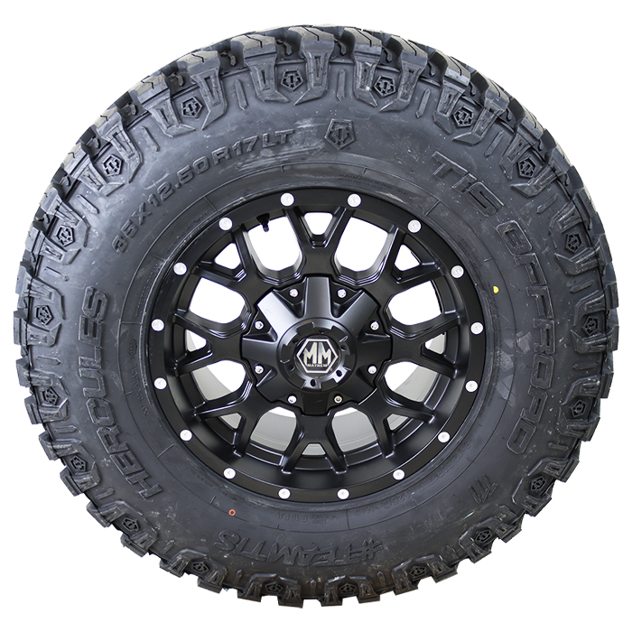 Mayhem 8015 Warrior Matte Black Hercules TIS Offroad TT1 M/T