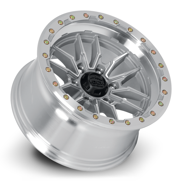 Lock Offroad Wheels Krawler Machined Face Polished 17x9 -12mm Offset 6x139.7 (6x5.5)