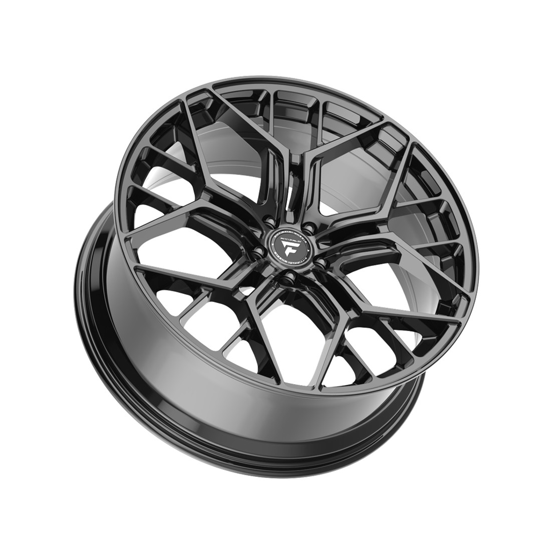 Fittipaldi Wheels FS371B Gloss Black 22x10.5 20mm Offset 5x115
