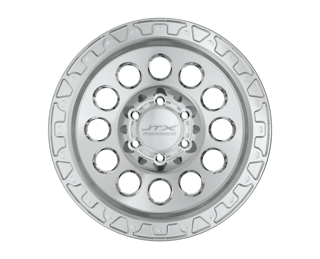 JTX Forged Wheels B-201 Polished 17x9 -13mm Offset 8x170