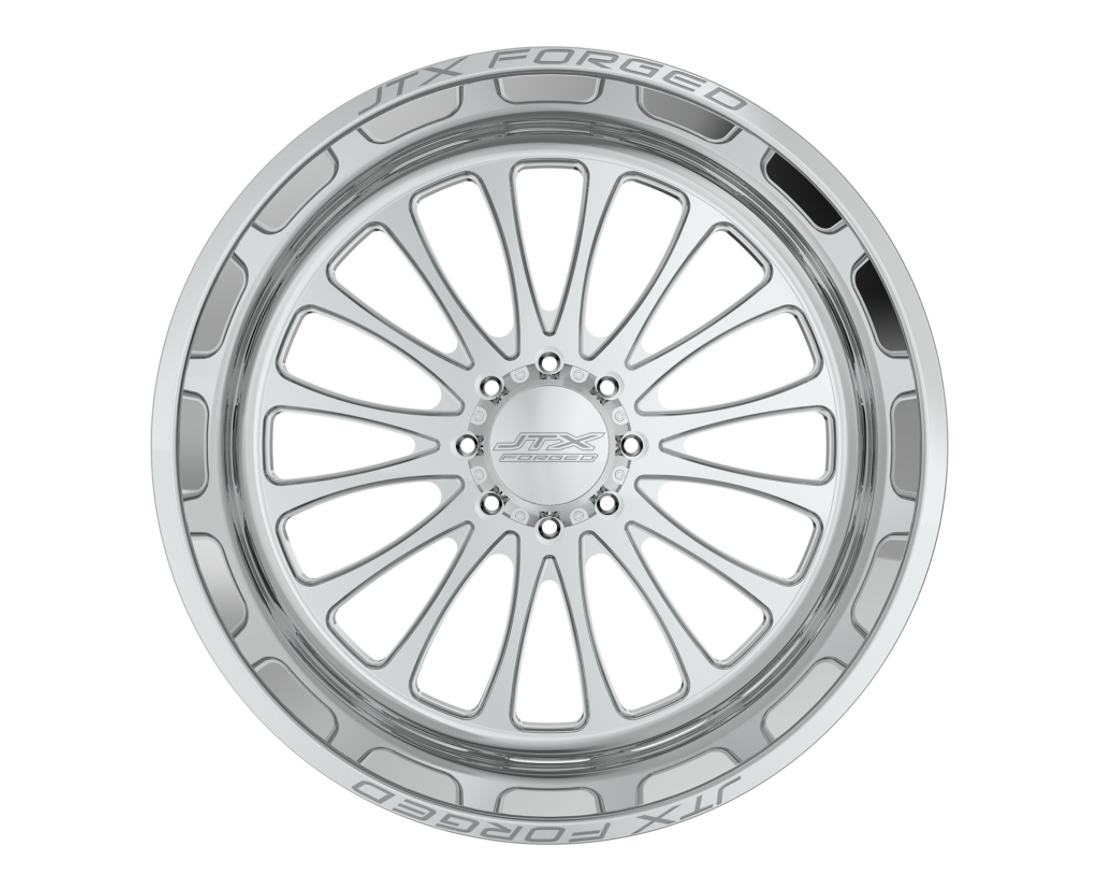 JTX Forged Wheels Infiniti Polished 26x14 -76mm Offset 6x135