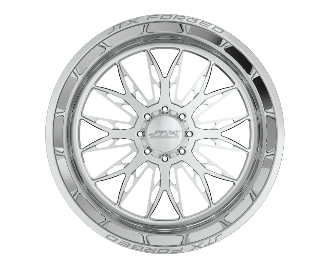 JTX Forged Wheels Widow Polished 26x14 -76mm Offset 6x139.7 (6x5.5)