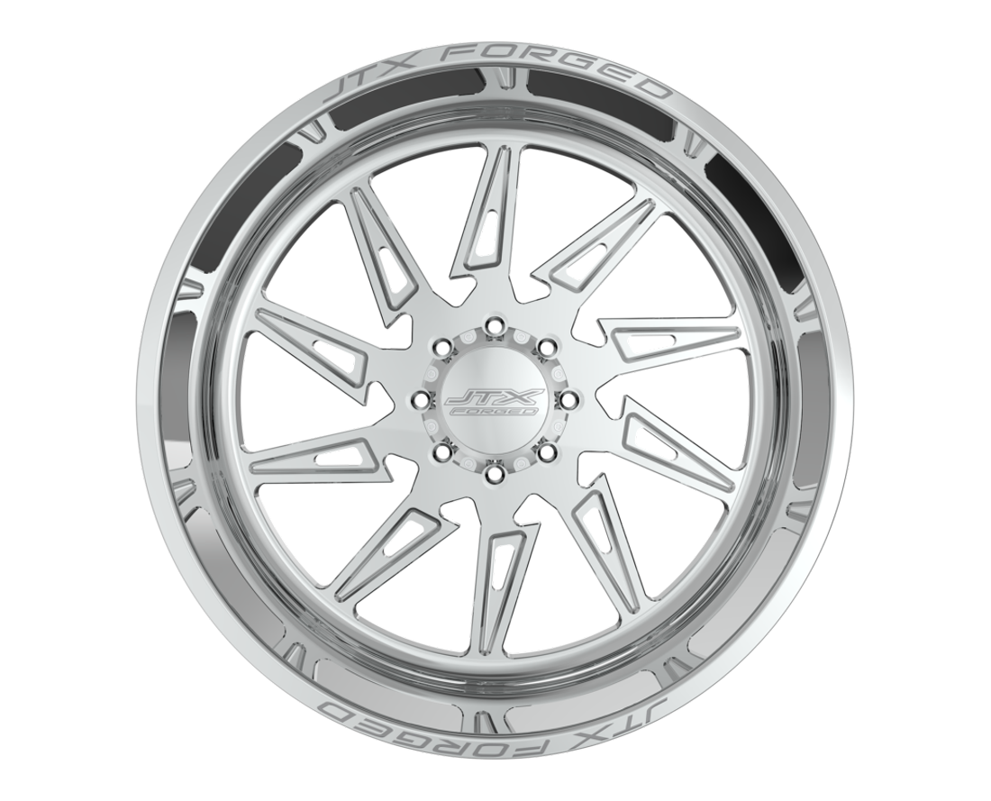 JTX Forged Wheels Scissor Polished 22x11 0mm Offset 8x165.1 (8x6.5)