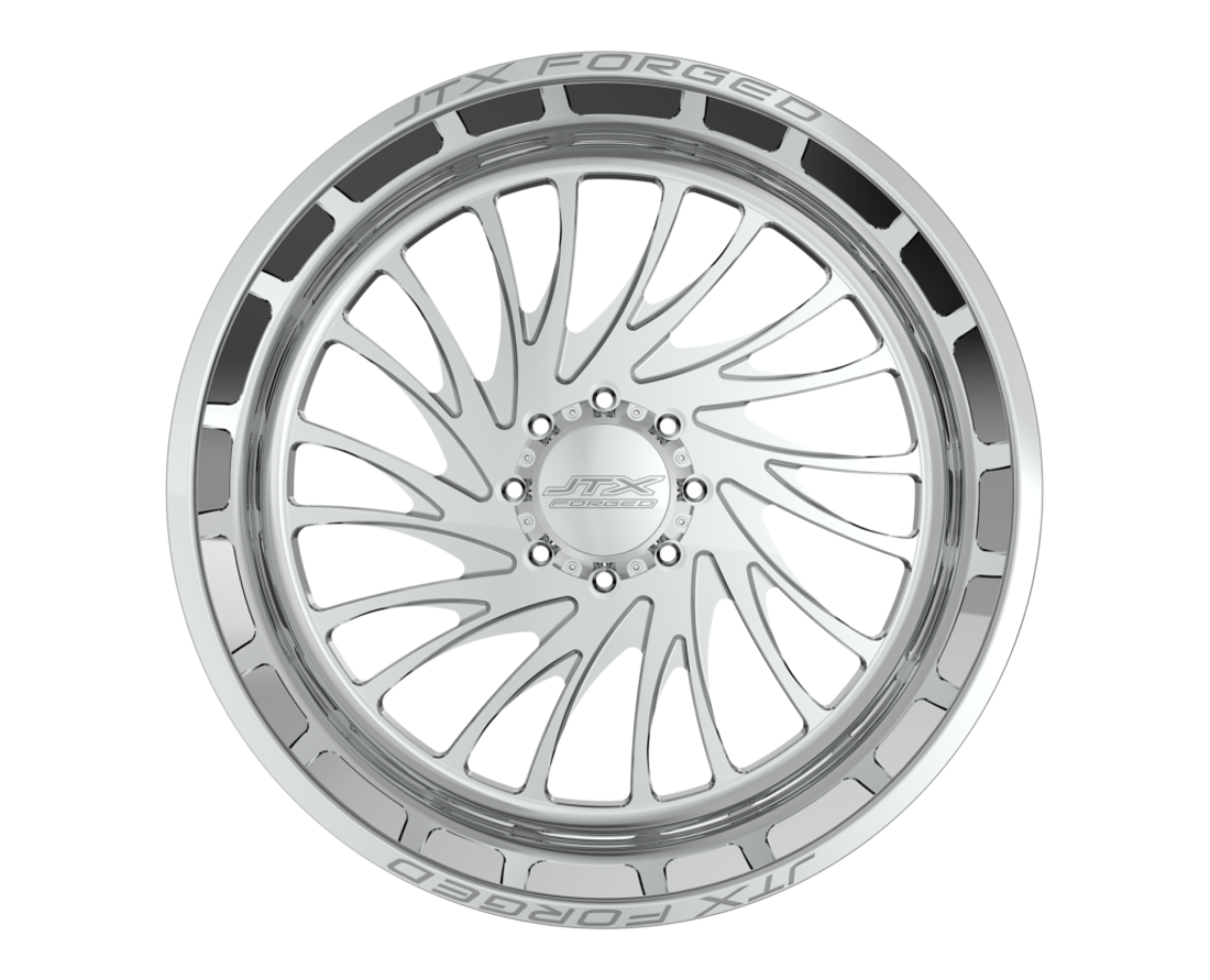 JTX Forged Wheels Prophet Polished 22x10 -25mm Offset 6x139.7 (6x5.5)