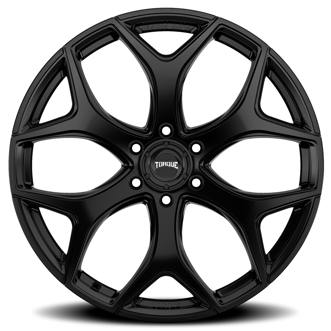 Torque Wheels Velocity TW118R Satin Black 22x10 25mm Offset 6x135