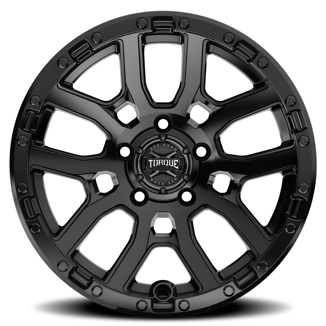 Torque Wheels Canyon TW401R Satin Black 17x8.5 0mm Offset 6x139.7 (6x5.5)