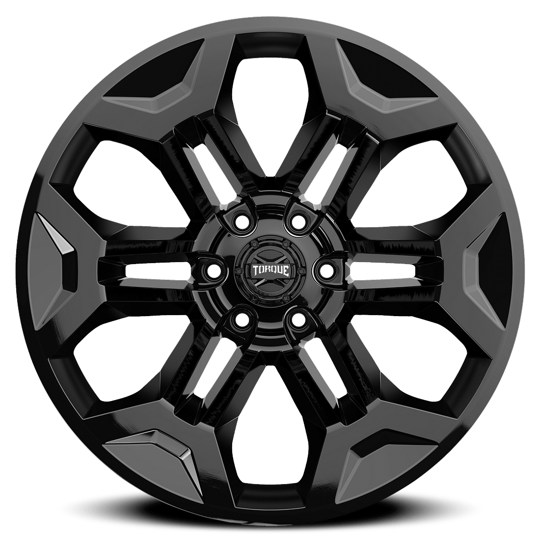 Torque Wheels Pulse TW405C Gloss Black 22x11 -38mm Offset 6x135