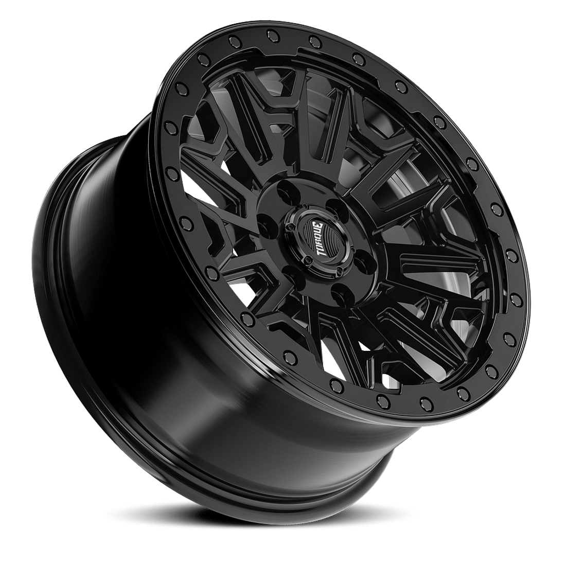 Torque Wheels Imogene TW502AF Satin Black Gloss Black Lip 18x8.5 29mm Offset 6x130